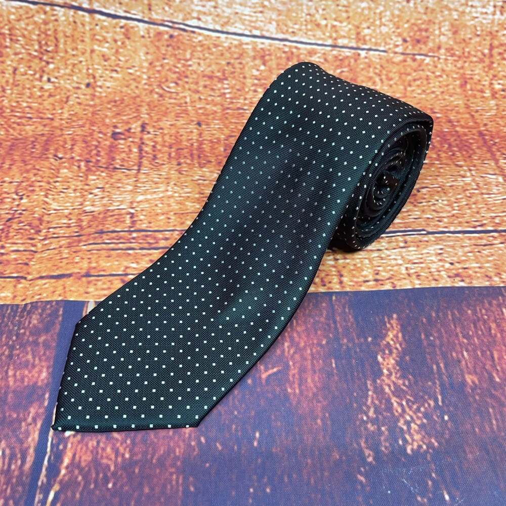 Wembley Black Pin Dot Textured Necktie 3”